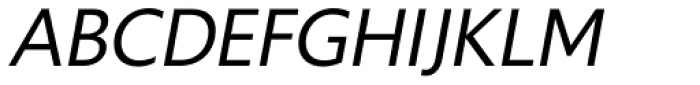 Gf H2O Sans Italic Font UPPERCASE