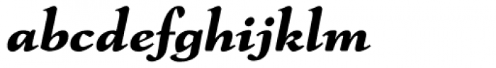 Gf Patetica Black Italic Font LOWERCASE