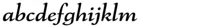 Gf Patetica Italic Font LOWERCASE