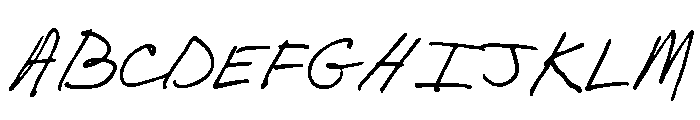 GFY Aunt Susan Font UPPERCASE