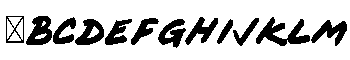 GFY Bobby Font UPPERCASE