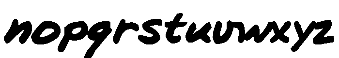 GFY Bobby Font LOWERCASE