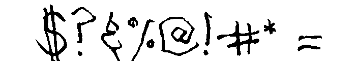 GFY Bobby's Kid Font OTHER CHARS