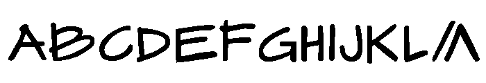 GFY Bracco Font UPPERCASE