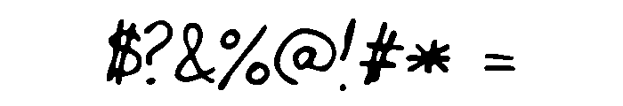 GFY Brutus Font OTHER CHARS