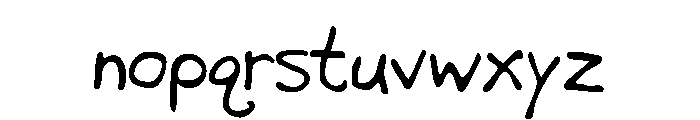 GFY Brutus Font LOWERCASE