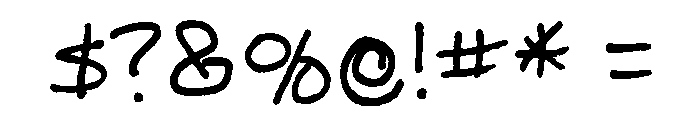 GFY Butcher Font OTHER CHARS