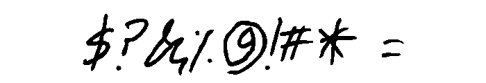 GFY Clarice Font OTHER CHARS
