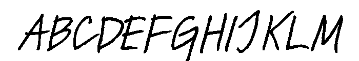 GFY Clarice Font UPPERCASE
