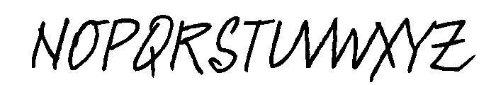 GFY Clarice Font UPPERCASE