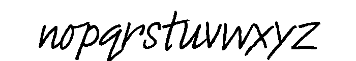 GFY Clarice Font LOWERCASE