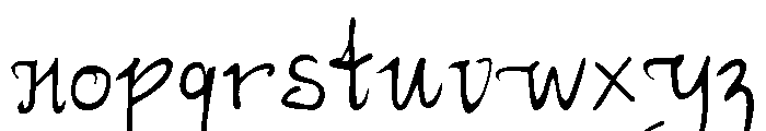 GFY Erin B Font LOWERCASE