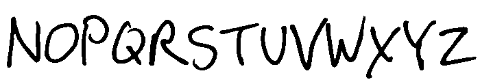 GFY Hey Steve Font UPPERCASE
