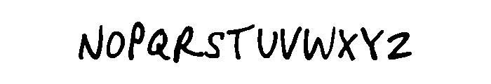 GFY Hey Steve Font LOWERCASE