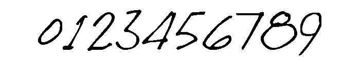 GFY Jack's Blue Print Font OTHER CHARS