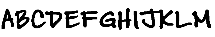 GFY Jeanna Bold Font UPPERCASE