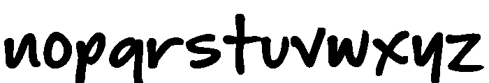 GFY Jeanna Bold Font LOWERCASE