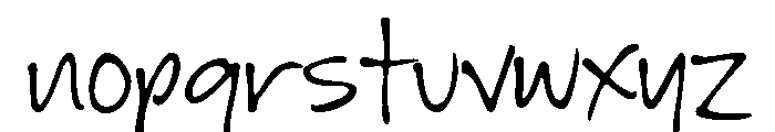 GFY Jeanna Font LOWERCASE