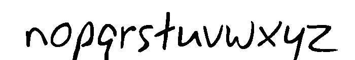 GFY Junior Font LOWERCASE