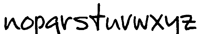 GFY Kersti Font LOWERCASE