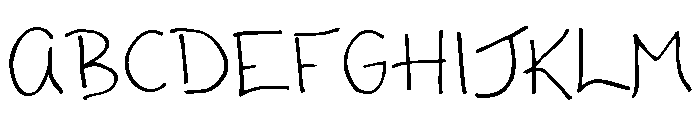 GFY Kimberly Font UPPERCASE