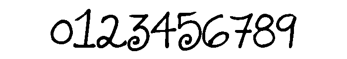 GFY Loopy Font OTHER CHARS