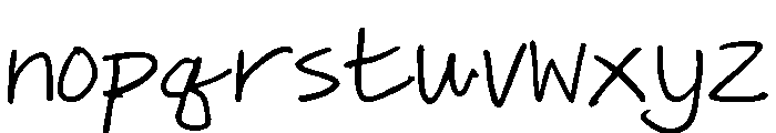GFY Mancini Font LOWERCASE