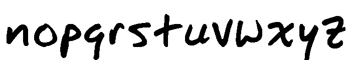 GFY Paulie Font LOWERCASE