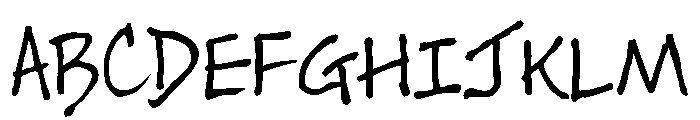 GFY Peggy Font UPPERCASE