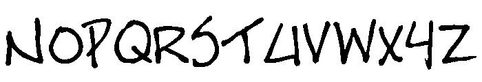GFY Peggy Font UPPERCASE