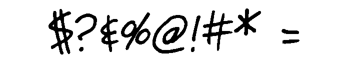 GFY Pollak Font OTHER CHARS