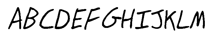 GFY Pollak Font UPPERCASE