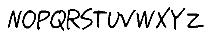 GFY Pollak Font LOWERCASE