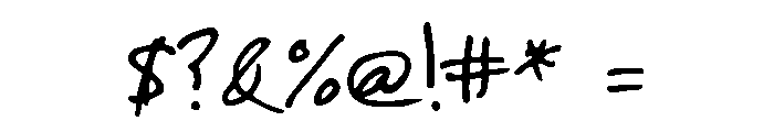 GFY Ralston Font OTHER CHARS