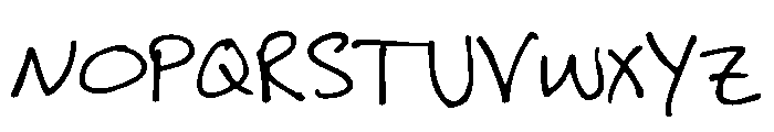 GFY Ralston Font UPPERCASE