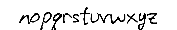 GFY Ralston Font LOWERCASE
