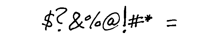 GFY Shue Font OTHER CHARS