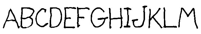 GFY Shue Font UPPERCASE