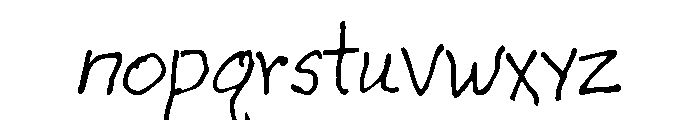 GFY Shue Font LOWERCASE