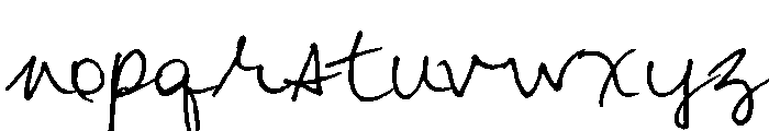 GFY Sonya Font LOWERCASE