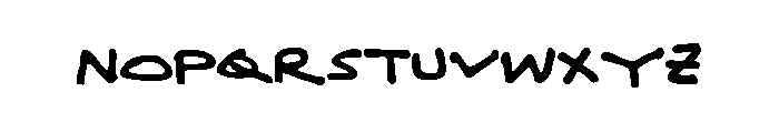 GFY Thornesmith Font LOWERCASE