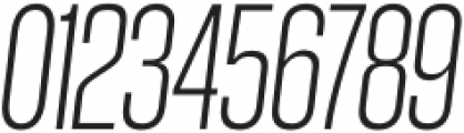 GGX89 Compressed ExtraLight Italic otf (200) Font OTHER CHARS