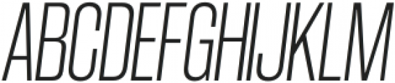 GGX89 Compressed ExtraLight Italic otf (200) Font UPPERCASE