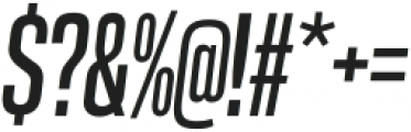 GGX89 Compressed Italic otf (400) Font OTHER CHARS