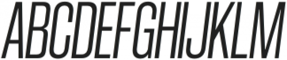 GGX89 Compressed Light Italic otf (300) Font UPPERCASE