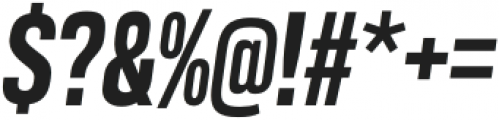 GGX89 Condensed Bold Italic otf (700) Font OTHER CHARS