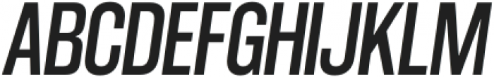 GGX89 Condensed Italic otf (400) Font UPPERCASE