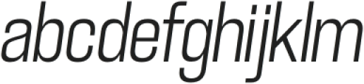GGX89 Condensed Light Italic otf (300) Font LOWERCASE