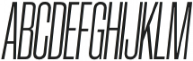 GGX89 Crammed ExtraLight Italic otf (200) Font UPPERCASE