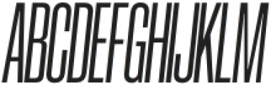 GGX89 Crammed Light Italic otf (300) Font UPPERCASE